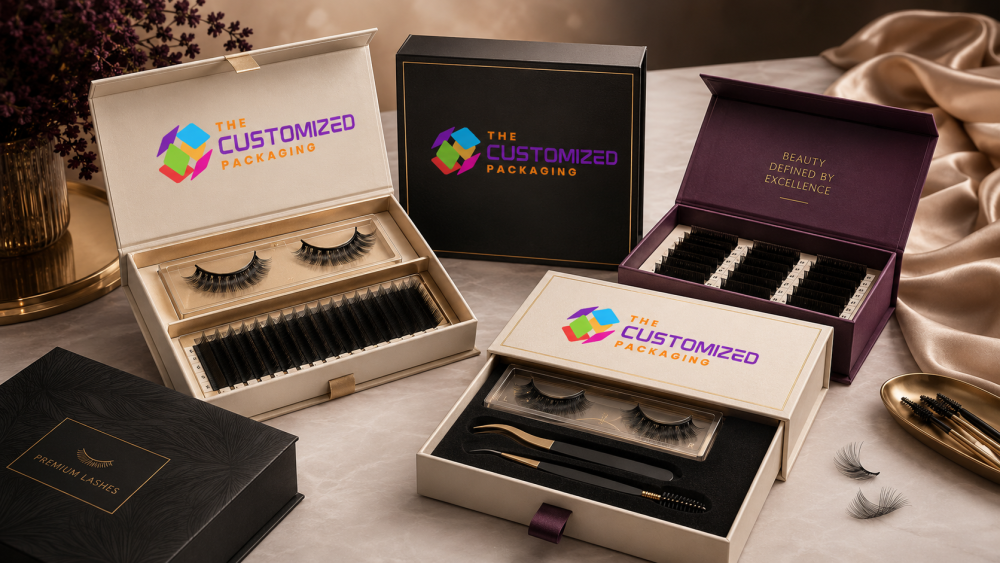 Luxury Custom Boxes for Premium Eyelash Extensions and Lash Kits