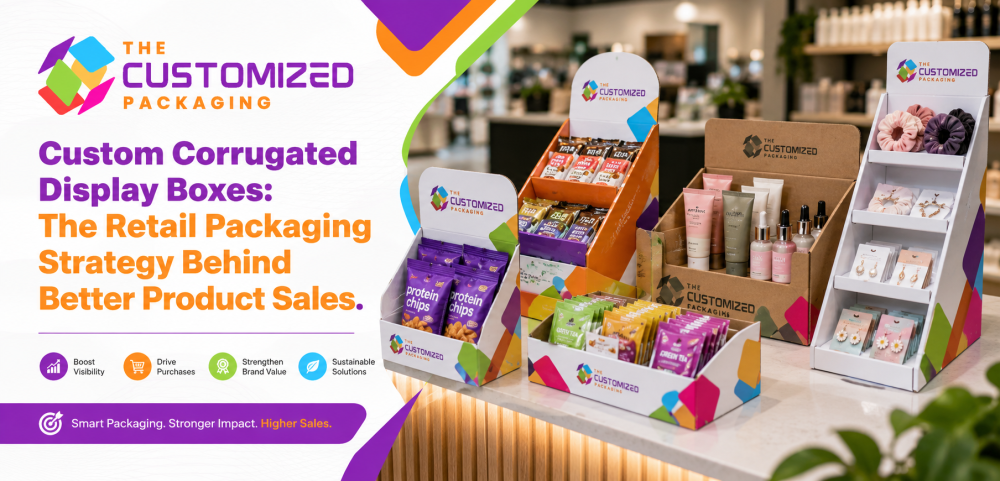 Custom Corrugated Display Boxes: The Retail Packaging Strategy Behind Better Product Sales