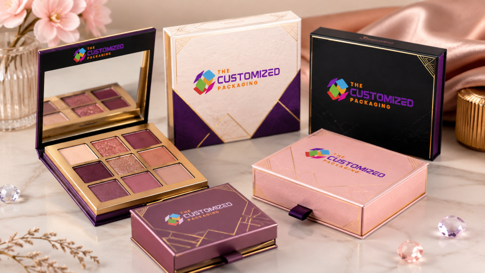 Luxury Custom Eye Shadow Boxes for Premium Cosmetic Packaging