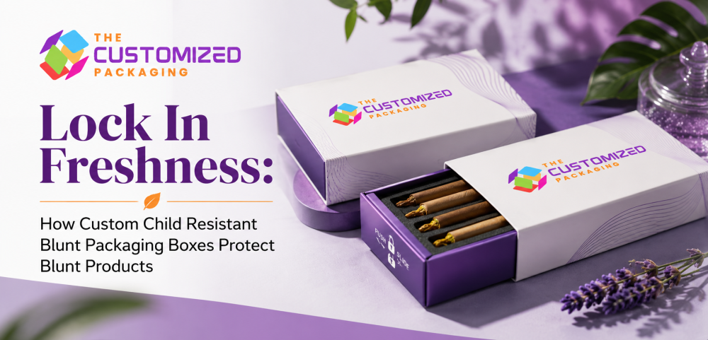 Lock In Freshness: How Custom Child Resistant Blunt Packaging Boxes Protect Blunt Products