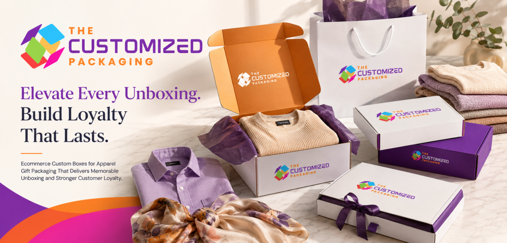 Ecommerce Custom Boxes for Apparel Gift Packaging That Improve Unboxing and Customer Loyalty