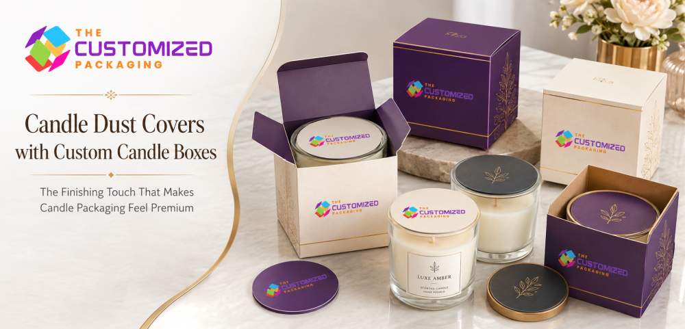 Candle Dust Covers with Custom Candle Boxes: The Finishing Touch That Makes Candle Packaging Feel Premium