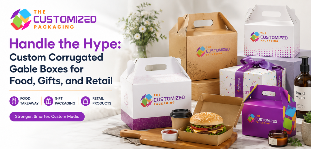 Handle the Hype: Custom Corrugated Gable Boxes for Food, Gifts, and Retail