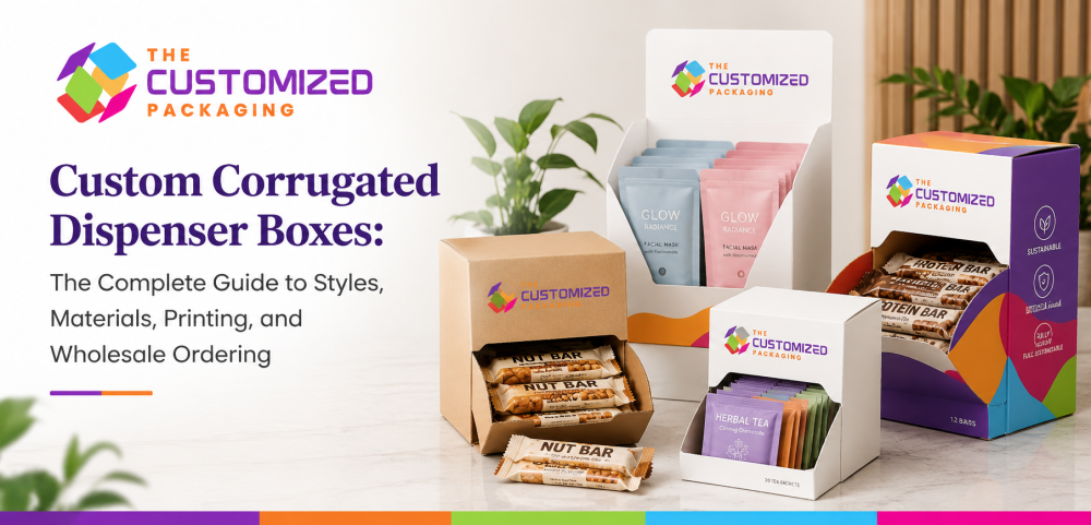 Custom Corrugated Dispenser Boxes: The Complete Guide to Styles, Materials, Printing, and Wholesale Ordering