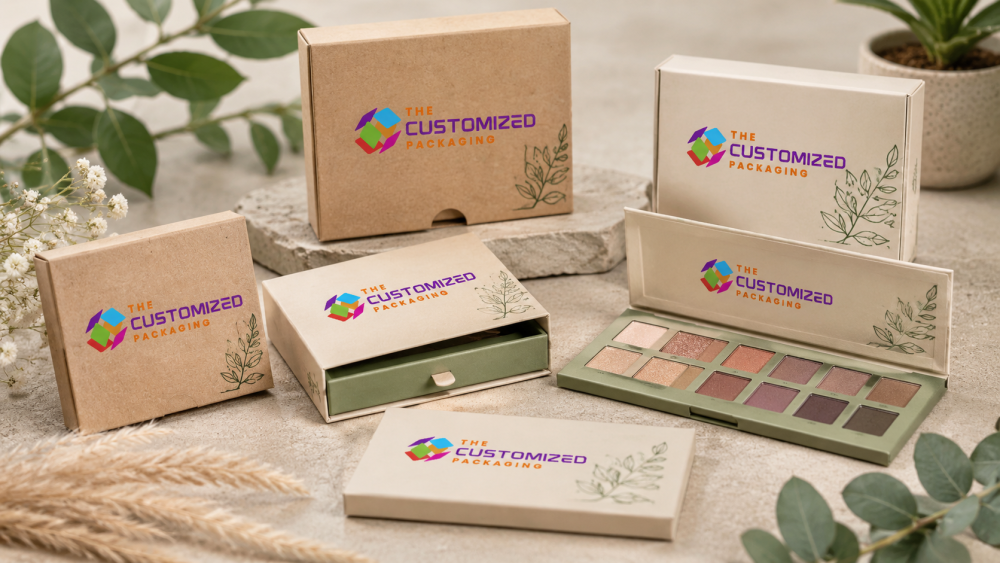 Eco-Friendly Custom Eye Shadow Boxes for Sustainable Beauty Brands