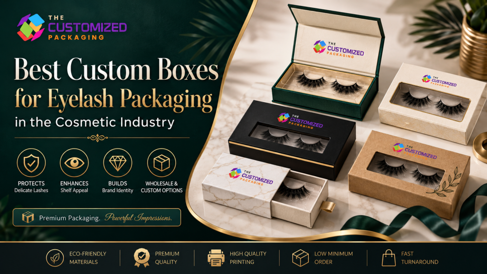 Best Custom Boxes for Eyelash Packaging in the Cosmetic Industry