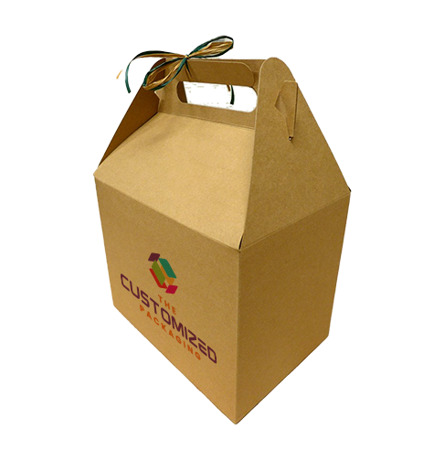 Custom kraft Gable Boxes